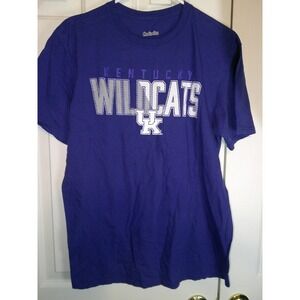 Captivating Kentucky Wildcats T-Shirt Graphic Print Tee Mens Large